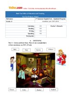 de thi hoc ky 2 mon tieng anh lop 5 truong tieu hoc tan tao tp ho chi minh nam hoc 2015 2016