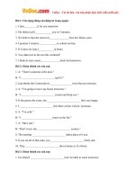 bai tap thi tuong lai don trong tieng anh co dap an