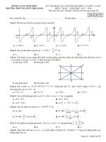Khảo sát chuyên đề Toán 11 lần 1 năm học 2017 - 2018 trường Nguyễn Thị Giang - Vĩnh Phúc - TOANMATH.com Mã 570