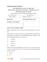 de thi giao vien day gioi truong tieu hoc tru son 2 nam 2016 2017