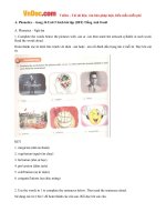 giai bai tap sbt tieng anh lop 8 chuong trinh moi unit 5 festivals in vietnam