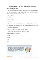 de thi violympic toan lop 5 vong 18 nam 2016 2017