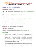 giai bai tap sgk tieng anh lop 12 unit 11 books