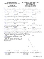 [toanmath.com] Đề KSCL lần 1 năm học 2017 – 2018 môn Toán 10 trường THPT Nguyễn Viết Xuân – Vĩnh Phúc