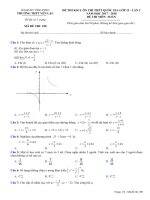 Đề thi KSCL ôn thi THPT Quốc gia Toán 12 lần 1 năm học 2017 - 2018 trường Yên Lạc - Vĩnh Phúc - TOANMATH.com KS12L1_TOAN2_108