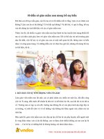 10 dieu co giao mam non mong bo me hieu