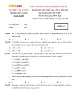 de thi thu thpt quoc gia nam 2017 mon sinh hoc truong thpt luong ngoc quyen thai nguyen lan 2