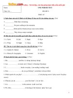 tong hop de kiem tra 1 tiet lan 2 hoc ky 2 mon tieng anh lop 6