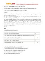 giai bai tap sgk tieng anh lop 8 chuong trinh moi review 1