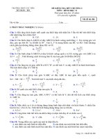 Đề kiểm tra chương 1 Hình học 12 trường THPT Cát Tiên - Lâm Đồng - TOANMATH.com KT12_HHL1-12A1_486