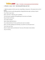 giai bai tap sbt tieng anh lop 9 chuong trinh moi unit 7 recipes and eating habits