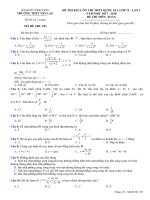 Đề thi KSCL ôn thi THPT Quốc gia Toán 12 lần 1 năm học 2017 - 2018 trường Yên Lạc - Vĩnh Phúc - TOANMATH.com KS12L1_TOAN1_1_103