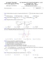 Đề thi khảo sát chuyên đề Toán 12 lần 1 năm học 2017 - 2018 trường THPT Nguyễn Thị Giang - Vĩnh Phúc - TOANMATH.com 570