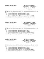 Đề kiểm tra Hình học 11 chương 2 GDTX Quảng Điền - TOANMATH.com KT1T Hình học 113