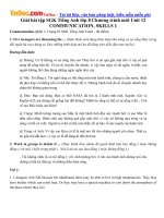 giai bai tap sgk tieng anh lop 8 chuong trinh moi unit 12 communication skills 1