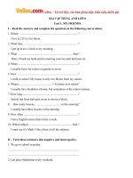 bai tap tieng anh lop 8 unit 1 my friends so 4