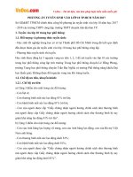 phuong an tuyen sinh vao lop 10 th hcm nam 2017