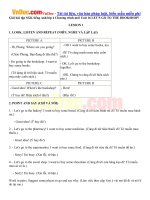 giai bai tap sgk tieng anh lop 4 chuong trinh moi unit 16 lets go to the bookshop