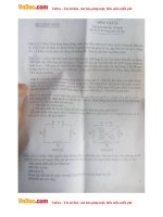 de thi tuyen sinh vao lop 10 thpt mon vat li chuyen tinh ha tinh nam hoc 2017 2018