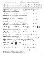Kiểm tra 45 phút Giải tích 12 chương 2 (Mũ - Logarit) trường THPT Thanh Hà - Hải Dương - TOANMATH.com de 058