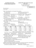 de thi thu thpt quoc gia 2017 mon dia ly truong thpt thanh mien lan 1