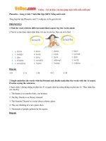 giai bai tap sbt tieng anh lop 6 chuong trinh moi unit 7 television