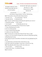 de thi thu thpt quoc gia nam 2017 mon dia ly truong thpt hiep hoa so 3 bac giang lan 2