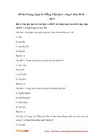 de thi trang nguyen tieng viet lop 4 vong 8 nam 2016 2017