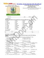 de thi hsg cap truong mon tieng anh lop 10 truong thpt thuan thanh 1 bac ninh nam 2016 2017 co dap an