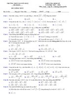 [toanmath.com]   Đề kiểm tra định kỳ Hình học 10 chương 1 – 2 (Vector) trường THPT Nguyễn Huệ – TT. Huế