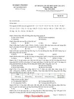 Đề thi thử THPT Quốc gia môn Hóa Học năm 2016 tỉnh Vĩnh Phúc lần 2 hoa vinh phuc lan 2