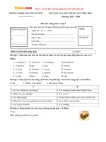 de giao luu hoc sinh gioi tieng anh lop 5 huyen quang xuong thanh hoa nam 2014