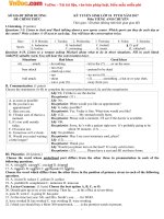 de thi vao lop 10 mon tieng anh chuyen nam hoc 2017 2018 tinh binh duong co dap an