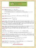 Đề thi thử THPT Quốc gia 2016 môn Toán - Đề VIP 3 - TOANMATH.com DE 20163