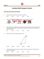 de thi toan quoc te kangaroo nam 2016 lop 7 8 co dap an de tieng anh