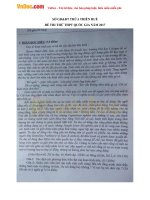 de thi thu thpt quoc gia nam 2017 mon ngu van so gd dt thua thien hue