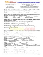 de thi thu thpt quoc gia nam 2017 mon tieng anh truong thpt cam nhan yen bai co dap an 8