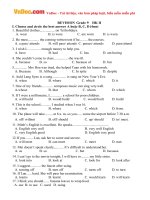 400 cau trac nghiem giup on tap tieng anh lop 9