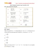 de thi violympic toan lop 9 vong 17 nam 2016 2017