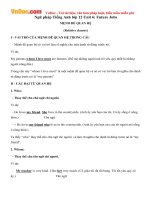 ngu phap tieng anh lop 12 unit 6 future jobs