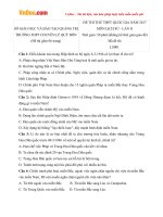 de thi thu thpt quoc gia nam 2017 mon lich su truong thpt chuyen le quy don quang tri lan 2