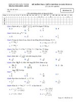 [toanmath.com]   Kiểm tra 1 tiết chương 2 Giải tích 12 (Mũ – Logarit) trung tâm GDNN – GDTX Châu Thành – Hậu Giang