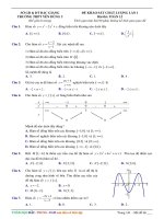 [toanmath.com] Đề khảo sát chất lượng lần 1 bài thi Toán 12 trường THPT Yên Dũng 3 – Bắc Giang
