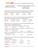 de thi thu thpt quoc gia mon tieng anh truong thpt ngo gia tu vinh phuc nam 2017 co dap an lan 3