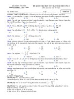 [toanmath.com]   Đề kiểm tra 1 tiết Đại số và Giải tích 11 chương 2 (Tổ hợp – xác suất) trường Lâm Thao – Phú Thọ