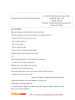 de thi tuyen sinh vao lop 10 mon ngu van so gd dt yen bai