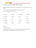 giai bai tap sbt test yourself 1 tieng anh lop 7 chuong trinh moi