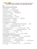 bai tap tu luan tieng anh lop 7 unit 7 the world of work so 2