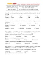 de thi thu thpt quoc gia nam 2017 mon tieng anh truong thpt lien son vinh phuc co dap an de 9