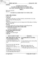 GIÁO ÁN BỒI DƯỠNG HSG NGỮ VĂN 8 NĂM HỌC 20172018